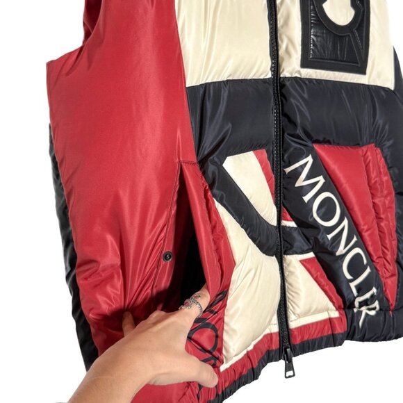 Moncler Genius X Craig Green Tricolour Logo Permit Down Vest - Picture 3 of 15